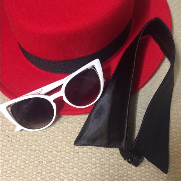 Retro Pinup Midi Flare Skirt  & Satin Choker