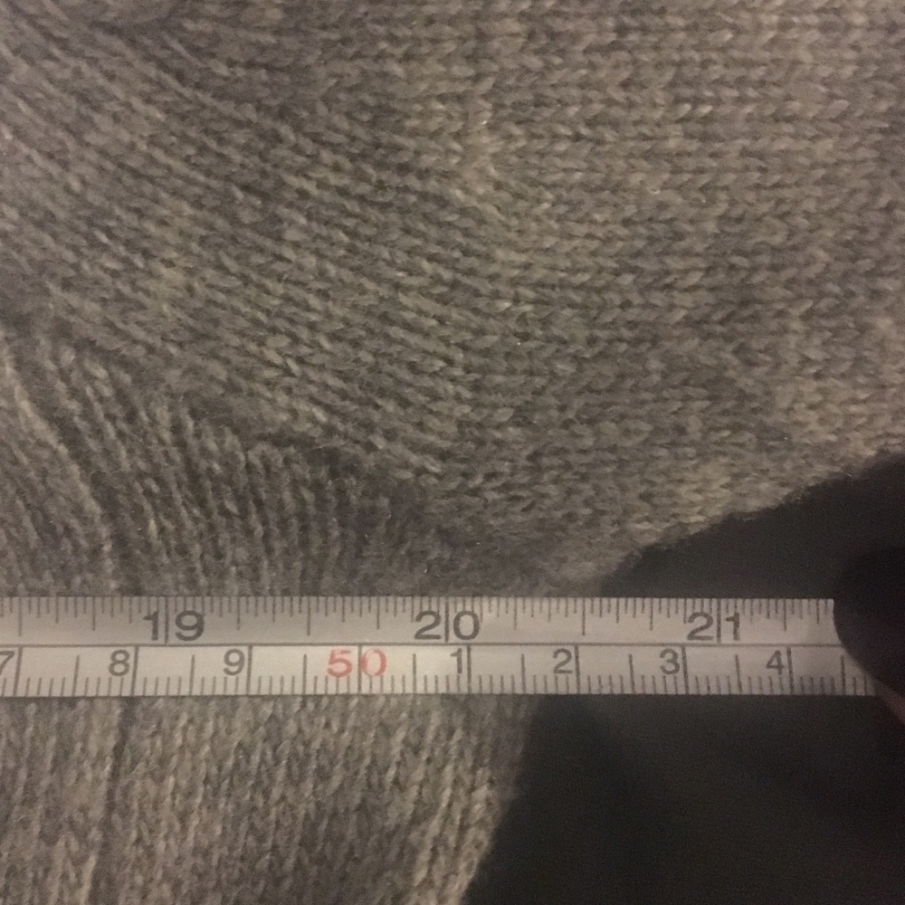 J.CREW V-neck sweater with leather panels - Picture 5 of 5