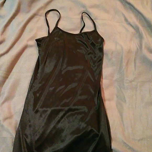 Girls black slip
