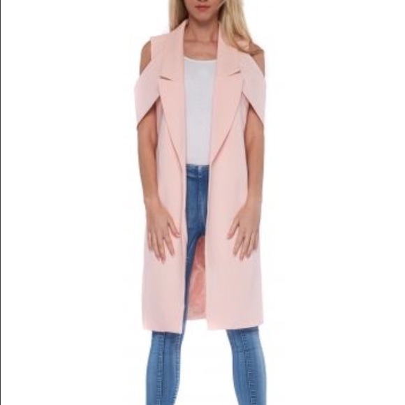 lavish alice Jackets & Coats - Lavish Alice Off the shoulder vest lavish alice Jackets & Coats - Lavish Alice Off the shoulder vest