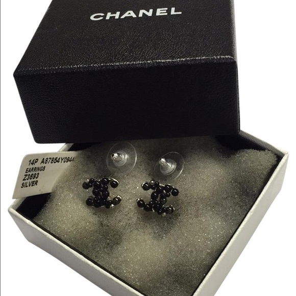 SOLD Authentic Chanel stud earrings