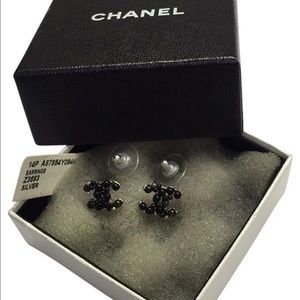 SOLD Authentic Chanel stud earrings
