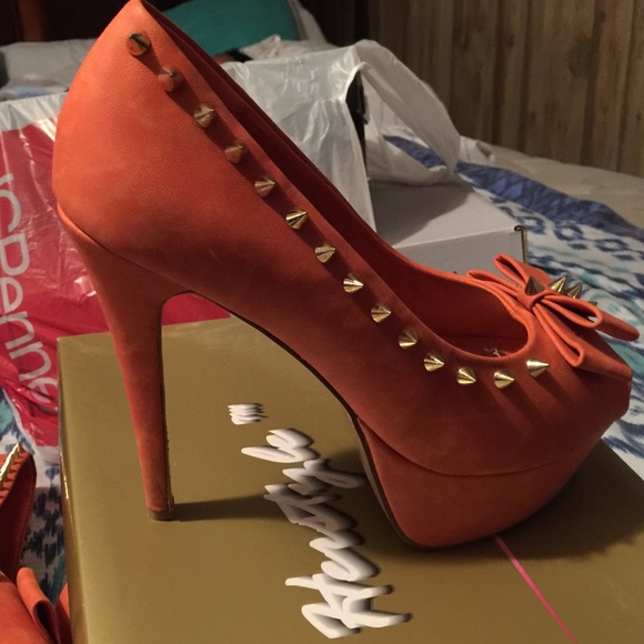 Burnt orange heels