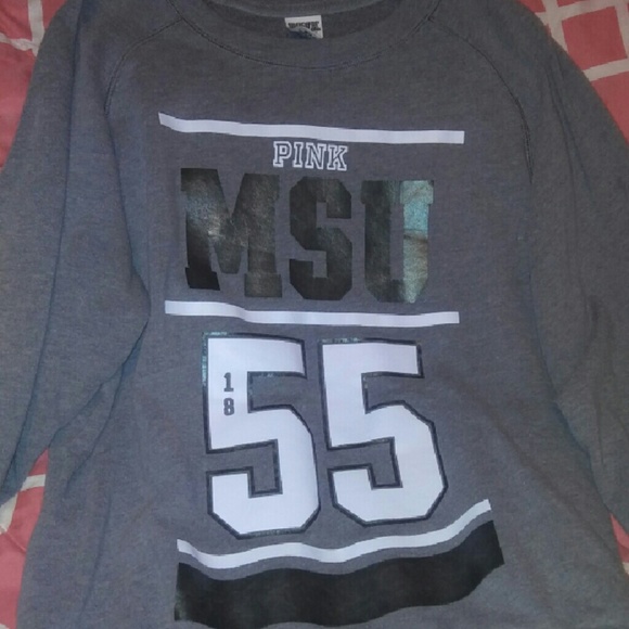 Pink, Michigan State long sleeve shirt