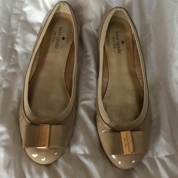 kate spade Shoes - Kate Spade "Tock"  Patent Ballet Flats