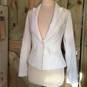 White blazer jacket