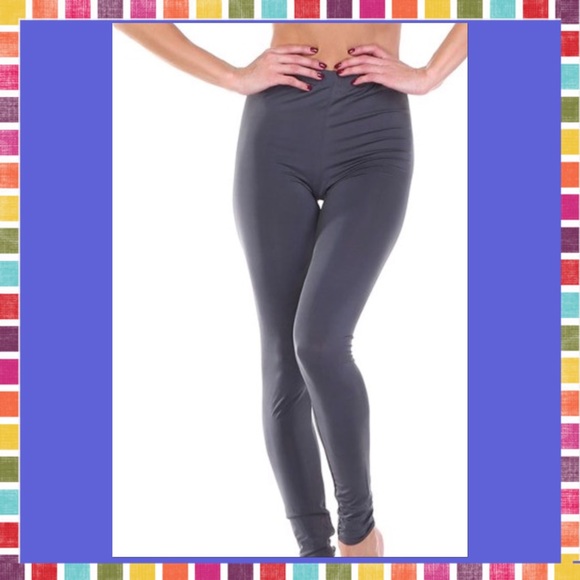 🧚‍♀️ One Size Silky-Feel Gray Leggings 🧚‍♀️