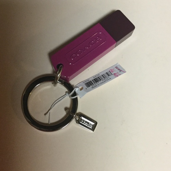 NWT Coach keychain/USB