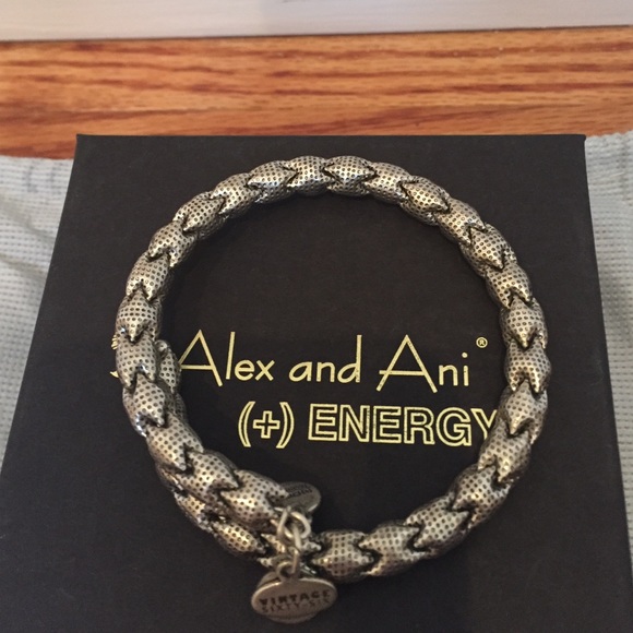 Gold and Silver Alex and Ani Wrap Bracelets - Picture 4 of 4
