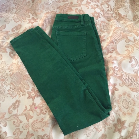 Green BLANK NYC Skinny Jeans
