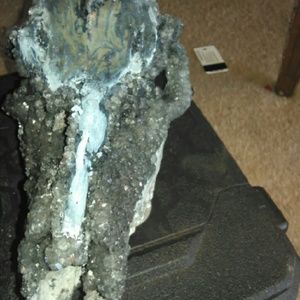 Crystallized deer skull