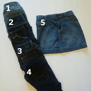 Children's Place Jeans & Skirt Bundle (4T)