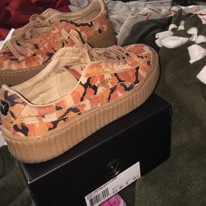 Rihanna camo pumas!!!! SOLD OUT EVERYWHERE!