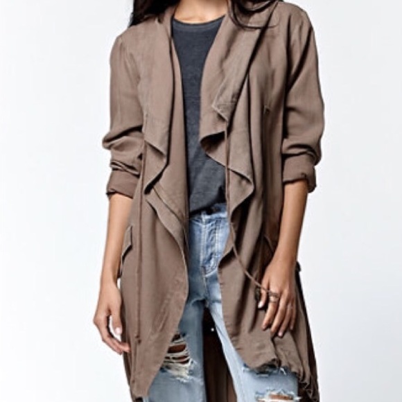 LA Hearts Longline Anorak Jacket sz S