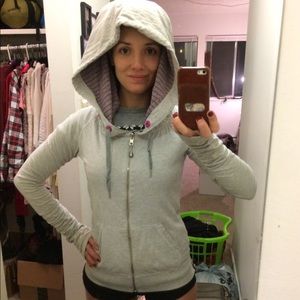Reversible Lululemon zip-up sweater