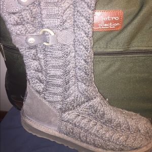 Knit UGG boots