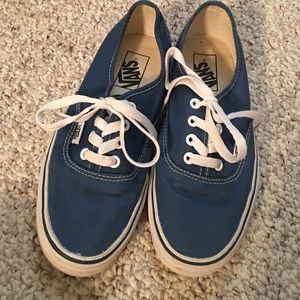 Blue Vans size 7.5