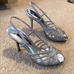 Silver heels