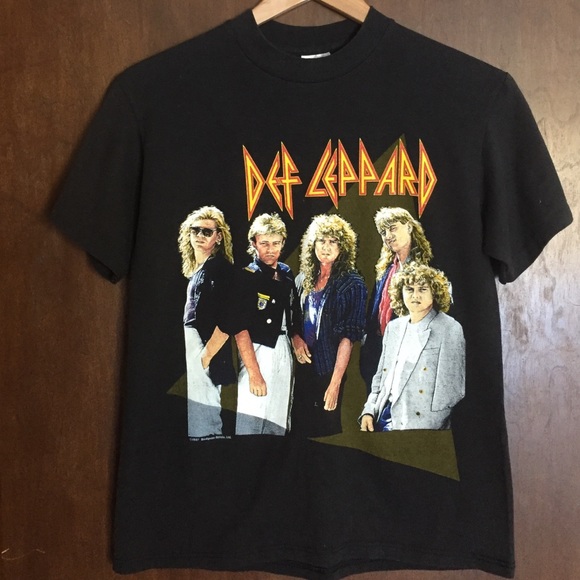 Def Leppard Hysteria Concert Tour T-Shirt EUC