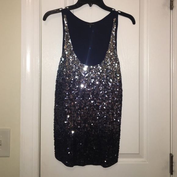 Express sequin tank top - Picture 1 of 3