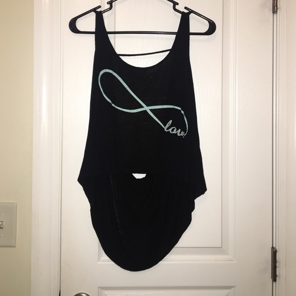 Black graphic tank - Picture 1 of 3