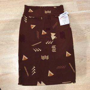 LuLaRoe Cassie Skirt in Aztec Print