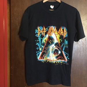 Def Leppard Hysteria Concert Tour T-Shirt EUC MINT