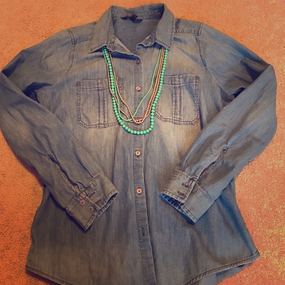 Denim Express Button Up