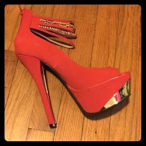 Red high heels