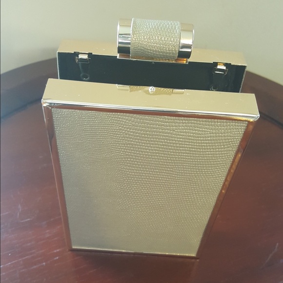 Gold Perfume Bottle Clutch - Picture 3 of 3