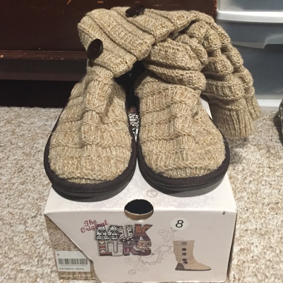 Muk Luks Tall Miranda Knotted Boots