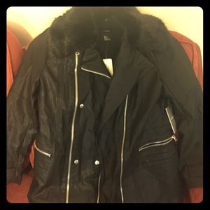 Women's leather jacket