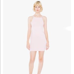 Cotton Spandex Square Tank Mini Dress