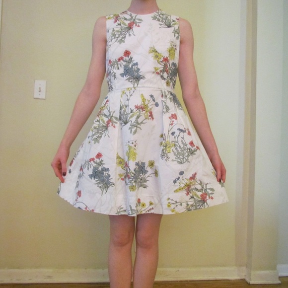 Gap Floral Zip Back Dress