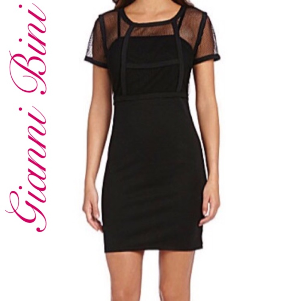 NWT Gianni Bini Black mini dress size XS