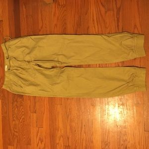 Hollister khaki jogger pants.