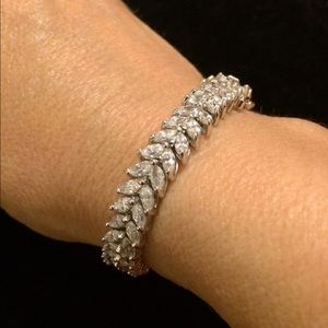 Crystal Tennis Bracelet by Parklane Jewelry