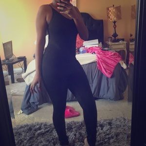 Cute black body suit!