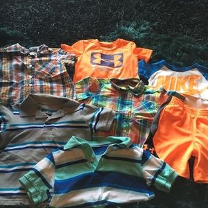 Boys 2T shirts & pair of shorts.