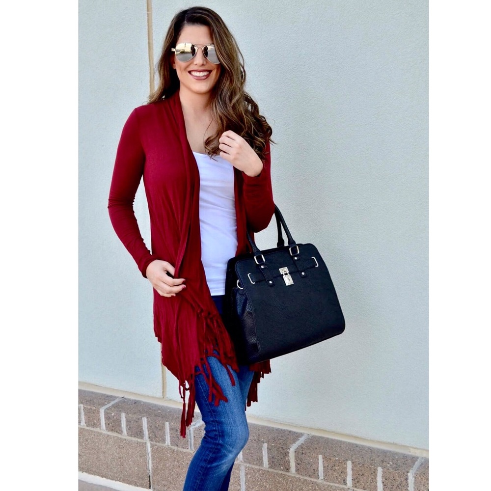 The Perfect Fringe Cardigan