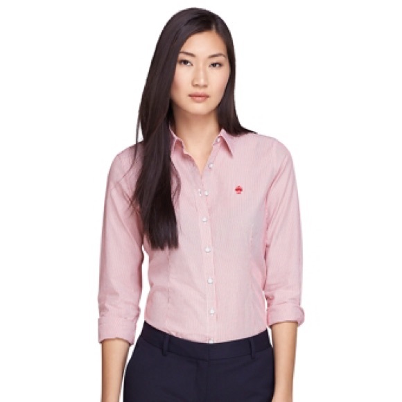 Brooks brother's red fleece button down