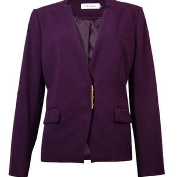 Calvin Klein Jackets & Blazers - ⭐️️CLEARANCE⭐️️Calvin Klein Gold Bar Blazer