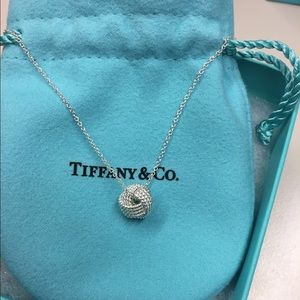 Authentic Tiffany Twist Knot Necklace in SS