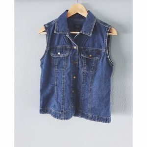 90s // Hip Denim Vest