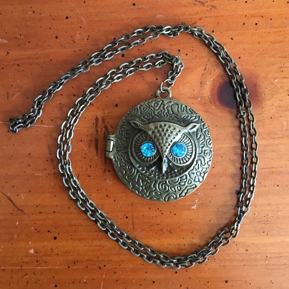 Owl Locket Necklace