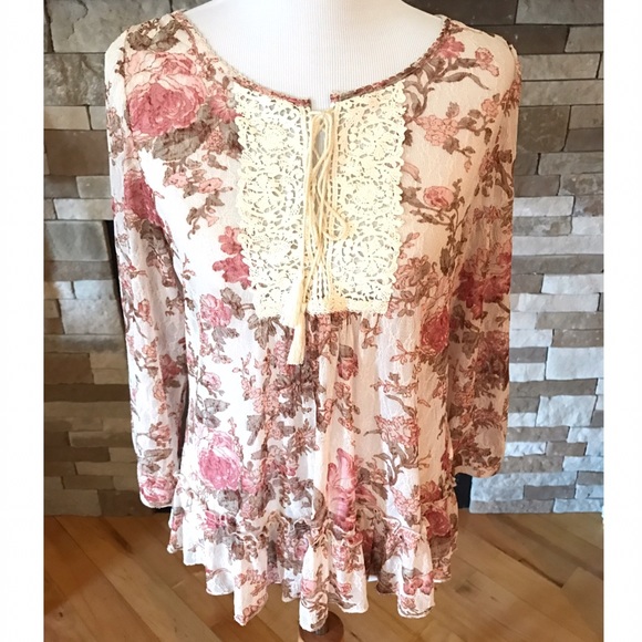 Ralph Lauren Denim Supply Floral Top - Picture 3 of 8