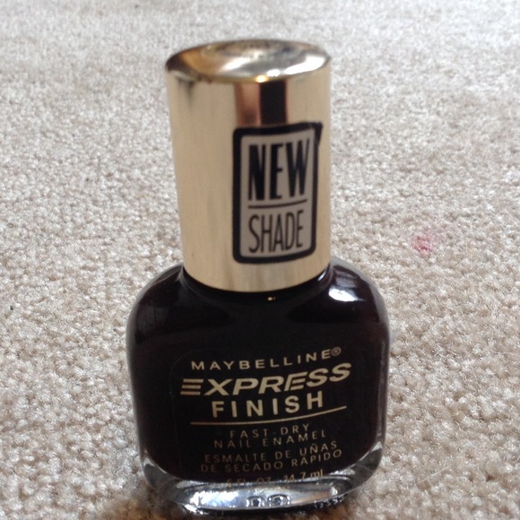 New burgundy nail polish
