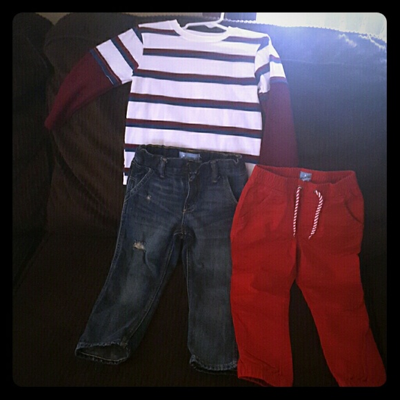 Bundle of boys size 3T GAP clothes.