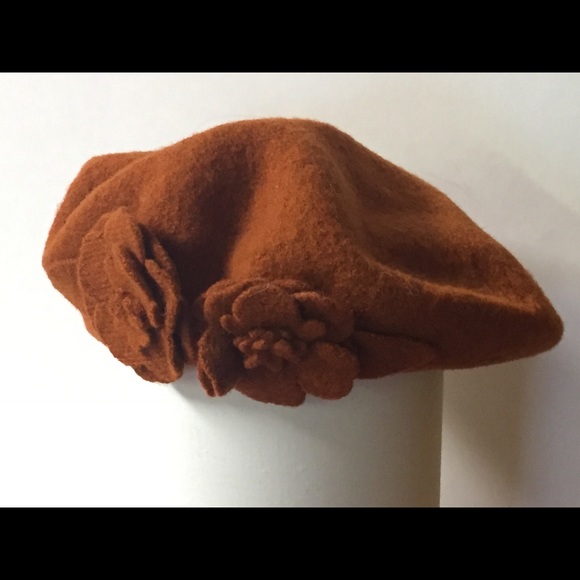 Burnt orange beret