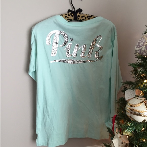 VS PINK BLING CAMPUS TEE SEQUIN DOG - Picture 4 of 4
